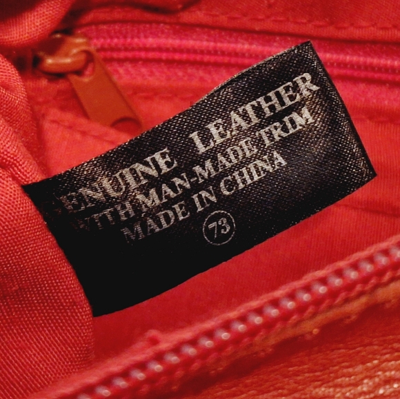 Great American Leatherworks red shoulder bag - Picture 7 of 7